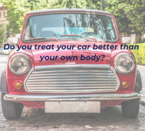 Little red mini - do you treat your car better than your own body